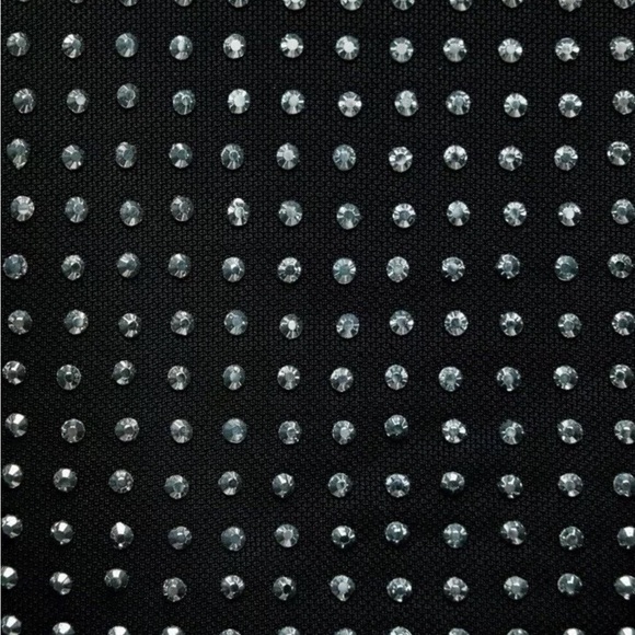 Zara Black Backless Dress with White Dots - Picture 3 of 6